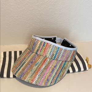 Lele Sadoughi Rainbow Visor